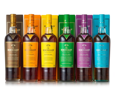View full screen - View 1 of Lot 1062. The Macallan Edition No. 1 - 6 NV (6 BT70).