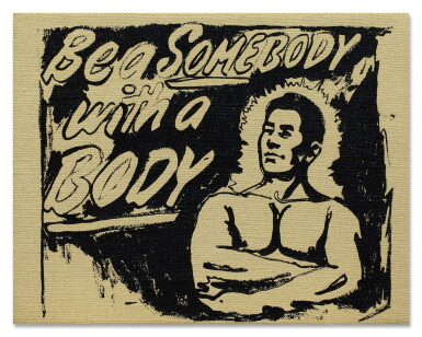 View full screen - View 1 of Lot 239. Be a Somebody with a Body.