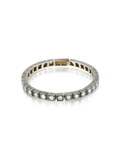 View full screen - View 1 of Lot 202. Bracelet diamants | Diamond bracelet.