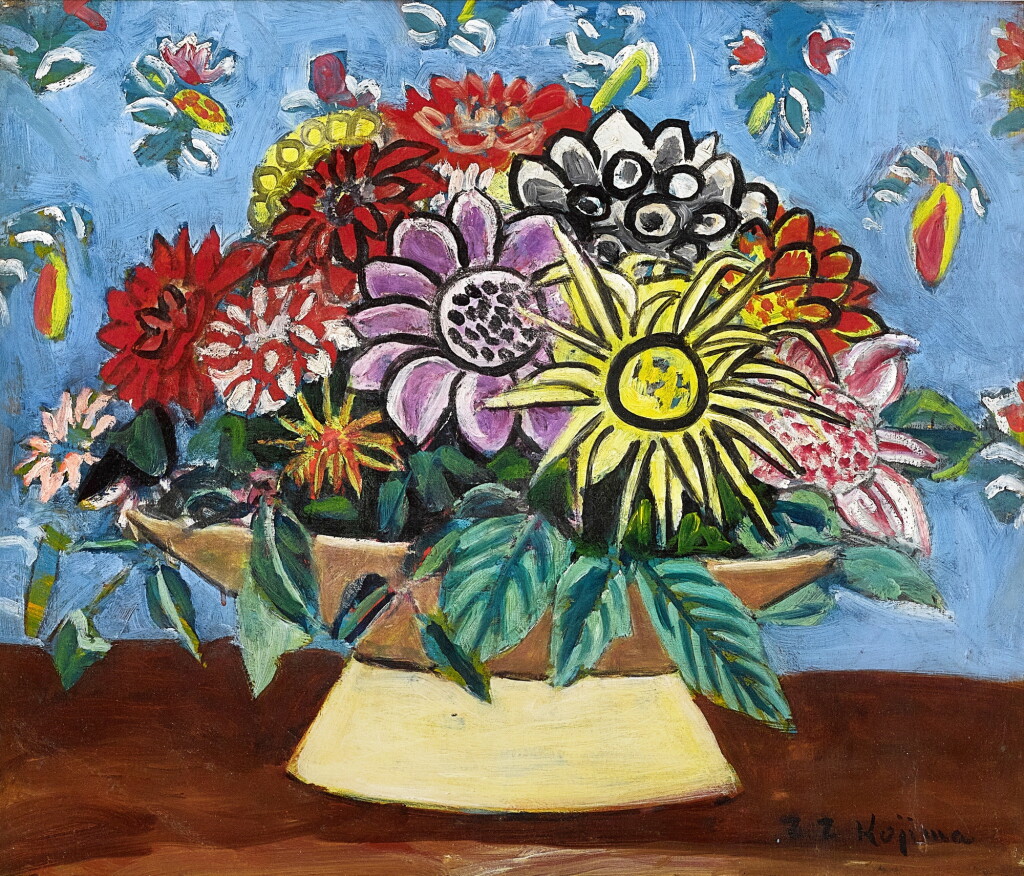 View full screen - View 1 of Lot 105. Zenzaburo Kojima 児島善三郎 | Dahlia 大麗花.