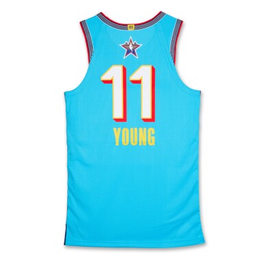 View full screen - View 1 of Lot 30. Trae Young ‘NBA All-Star’ Prototype Jersey.