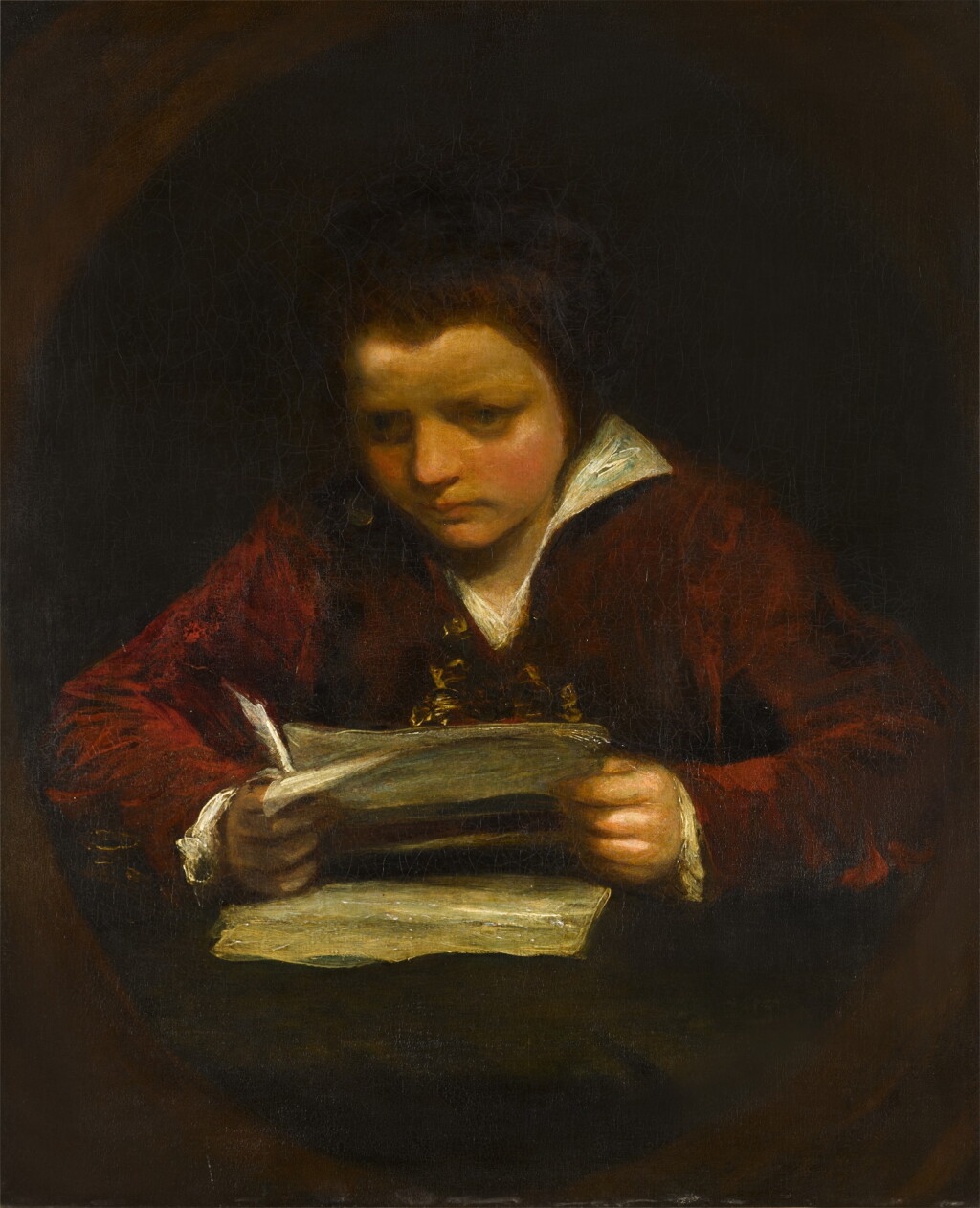 View full screen - View 1 of Lot 195. 'The Studious Boy'.