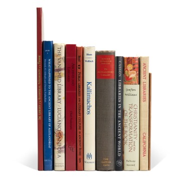 View full screen - View 1 of Lot 260. Books and readers - Libraries - Histories, Catalogues - Ancient World.