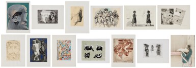 View full screen - View 1 of Lot 38. Omaggio a Michelangelo.