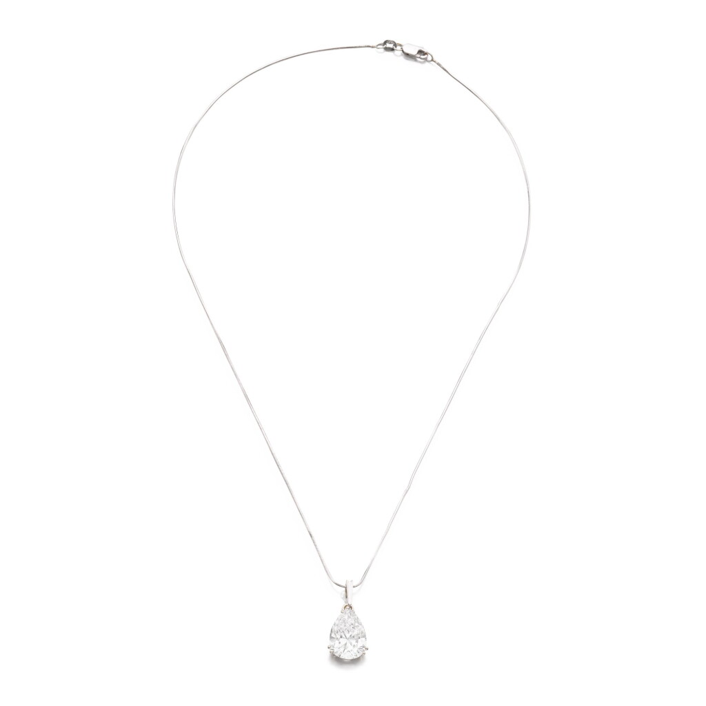 View full screen - View 1 of Lot 230. Diamond necklace | 鑽石項鏈.