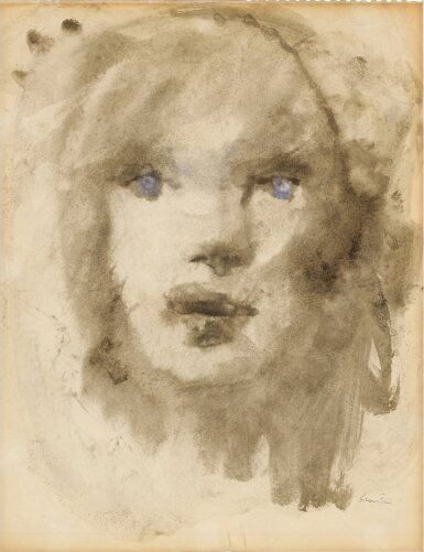 View full screen - View 1 of Lot 156. Tête de femme.