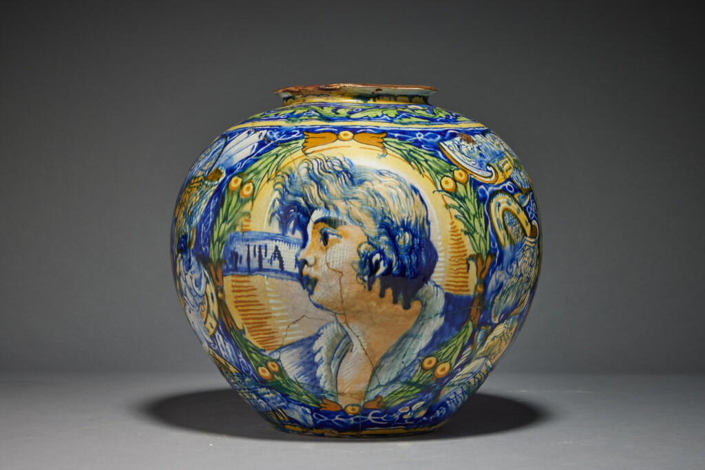View full screen - View 1 of Lot 151. Drug jar.