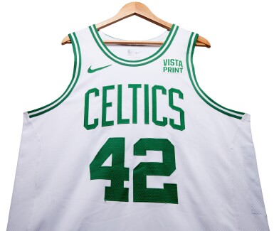 View full screen - View 1 of Lot 65. Al Horford Boston Celtics 2024 NBA Playoffs Eastern Conference Round 1 Game Worn Association Edition Jersey | Game 1 | Matched to 2 Games.