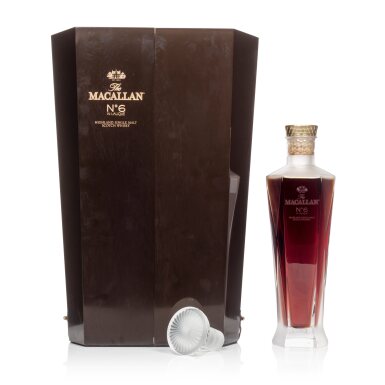 View full screen - View 1 of Lot 15. The Macallan No. 6 In Lalique Decanter 43.0 abv (1 BT75).