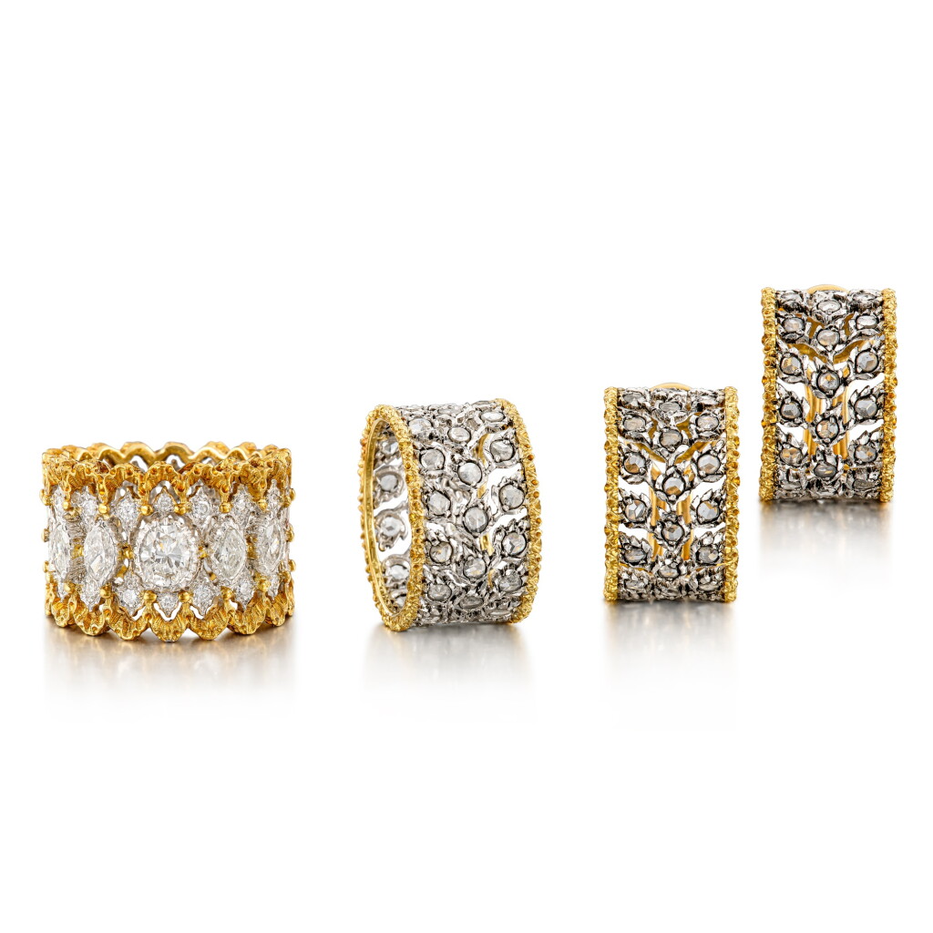 View full screen - View 1 of Lot 1601. Buccellati Group of Diamond Jewellery | 吉安馬里亞 布契拉提 及 布契拉提| 品牌鑽石珠寶一組.