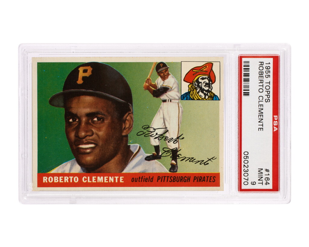 View full screen - View 1 of Lot 6. 1955 Topps #164 Roberto Clemente - PSA 9 | Rookie Card.