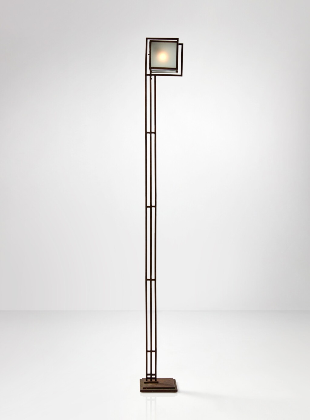 View full screen - View 1 of Lot 219. A Rare Floor Lamp from the John Storer House, Hollywood, California.