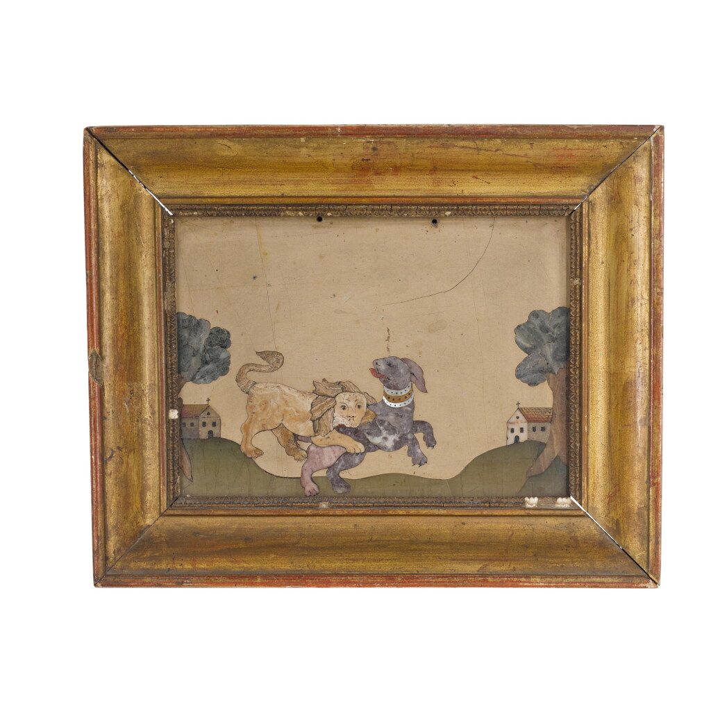 View full screen - View 1 of Lot 95. AN ITALIAN PIETRE DURE AND MOTHER OF PEARL PANEL, FLORENCE, LATE 17TH CENTURY.