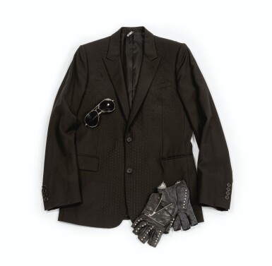 View full screen - View 1 of Lot 694. Black Stars Wool Jacket, circa 2000 | Veste en laine noire broderie d’étoiles, circa 2000.