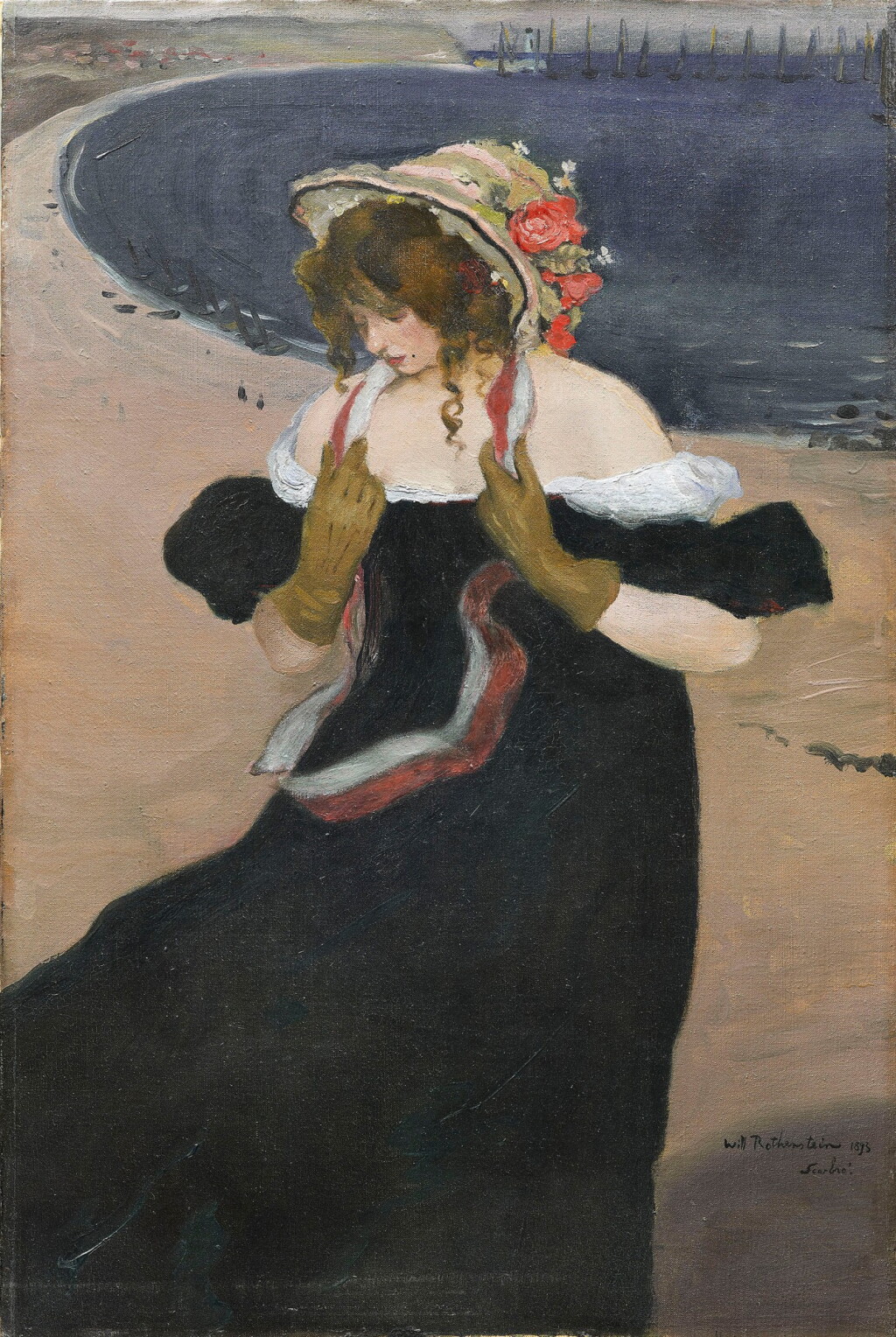 View full screen - View 1 of Lot 40. SIR WILLIAM ROTHENSTEIN | SOUVENIR OF SCARBOROUGH.