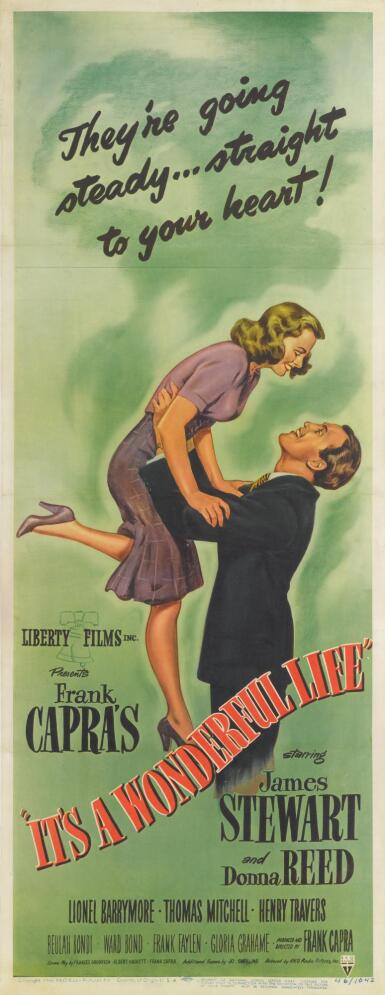 View full screen - View 1 of Lot 128. IT'S A WONDERFUL LIFE (1946) POSTER, US.