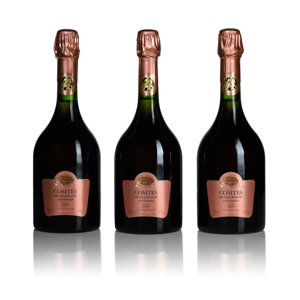 View full screen - View 1 of Lot 581. Taittinger, Comtes de Champagne Rosé 2005 (6 BT).