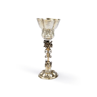 View full screen - View 1 of Lot 163. A German Silver-Gilt Standing Kiddush Cup, Hans Schauer, Nuremberg, Circa 1640.