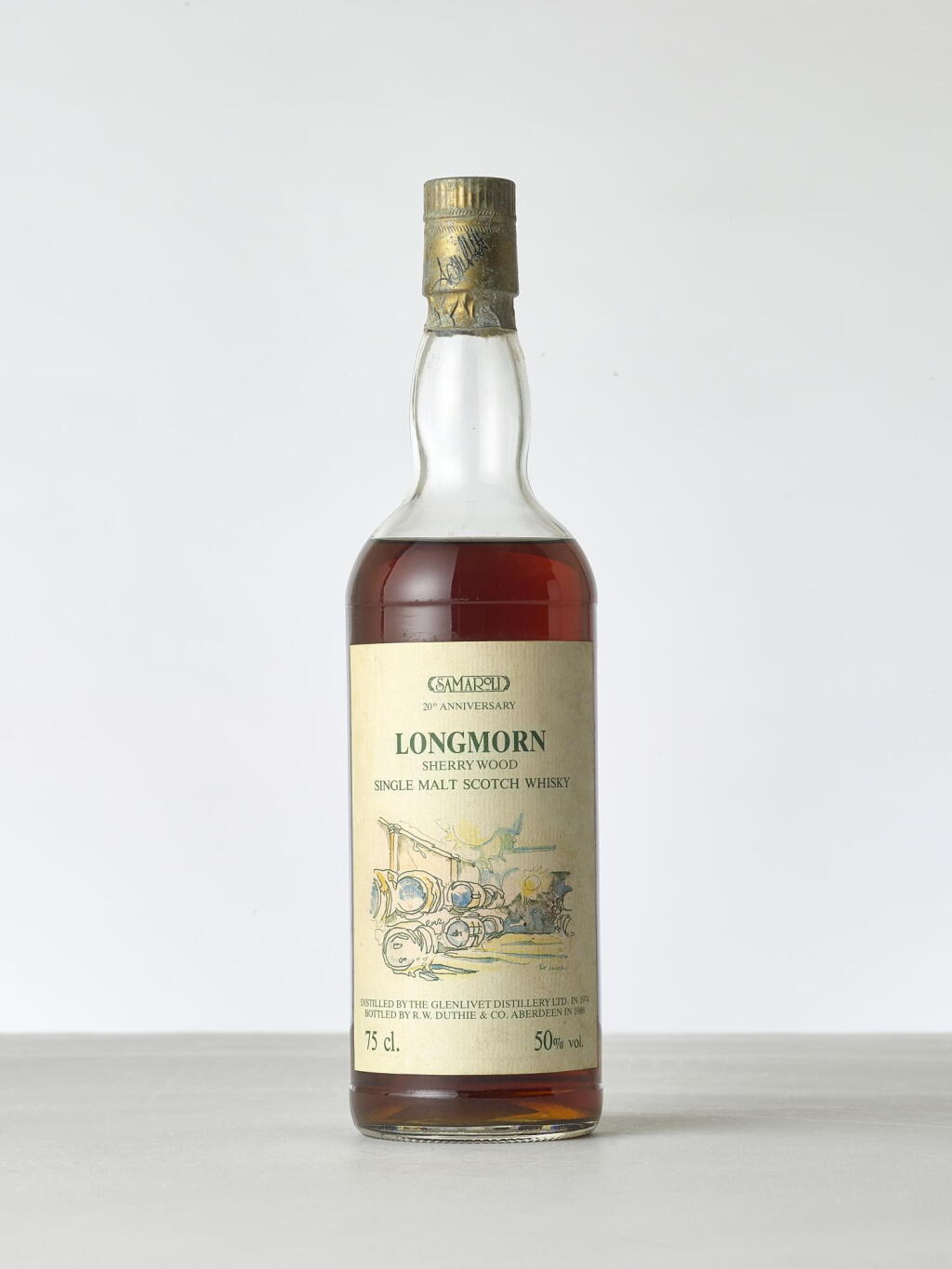 View full screen - View 1 of Lot 2054. Longmorn Samaroli 20th Anniversary 50.0 abv 1974 (1 BT).