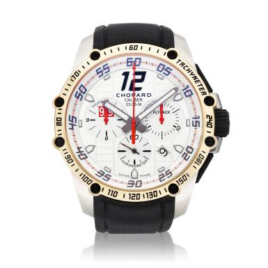 View full screen - View 1 of Lot 498. Reference 8535 Mille Miglia Superfast 919 | A limited edition stainless steel and pink gold automatic flyback chronograph wristwatch with date, Circa 2015.