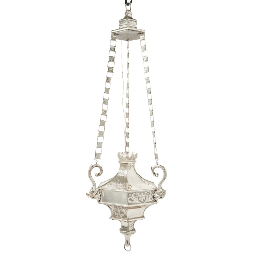 View full screen - View 1 of Lot 52. An Austro-Hungarian Monumental Silver Memorial Light, Bohm, 1844.