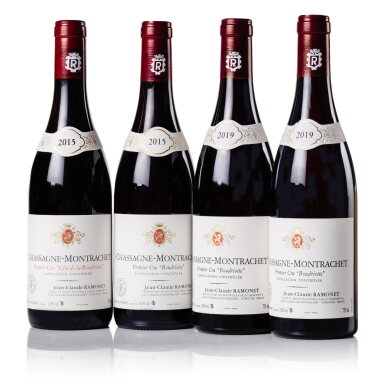 View full screen - View 1 of Lot 313. Chassagne Montrachet Rouge, Boudriotte 2015/2019 Jean Claude Ramonet (4 BT).