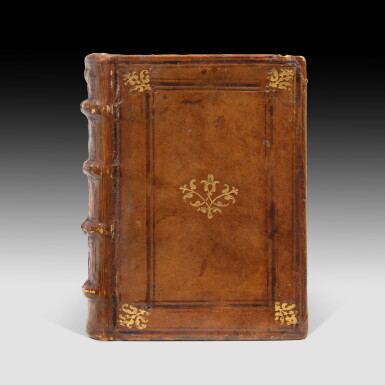 View full screen - View 1 of Lot 61. Gargantua, Pantagruel, Le Tiers livre et Le Quart livre. 1542-1548. In-16. Superbe ex., en rel. de l'époque.