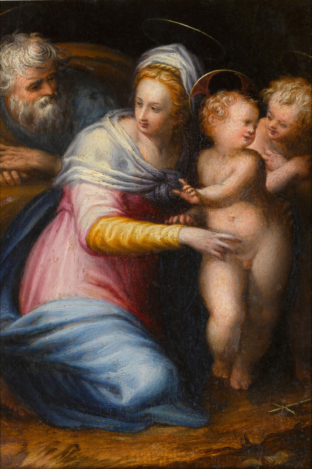 View full screen - View 1 of Lot 169. The Holy Family with the infant Saint John the Baptist.