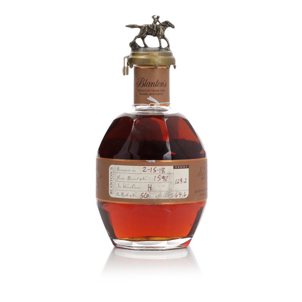View full screen - View 1 of Lot 169. Blanton's Straight From The Barrel 129.2 Proof NV (1 BT 75cl).