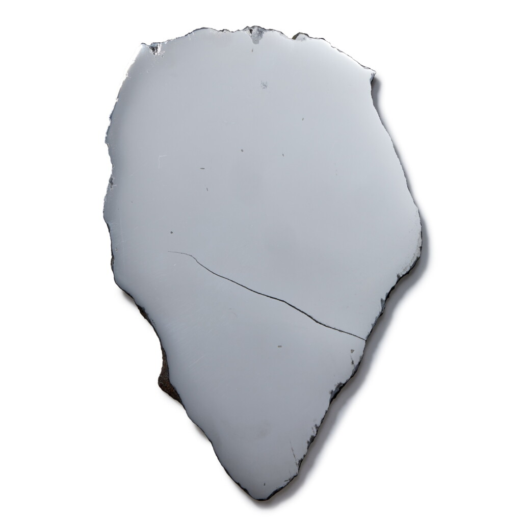 View full screen - View 1 of Lot 101. Complete Slice of a Chinga Meteorite.