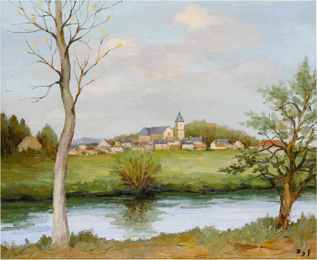 View full screen - View 1 of Lot 8. MARCEL DYF | RIVIÈRE ENDORMIE (LE LOIR) .