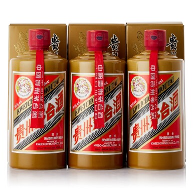 View full screen - View 1 of Lot 8554. 2022年產"飛天牌"貴州茅台酒 - 交杯陳釀 Kweichow Flying Fairy Moutai "Jiao Bei" Edition Extra 2022 (3 BT50).