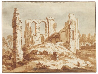 View full screen - View 1 of Lot 109. The ruins of the Castle of Egmond.
