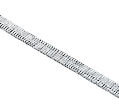 View full screen - View 1 of Lot 88. Diamond bracelet.