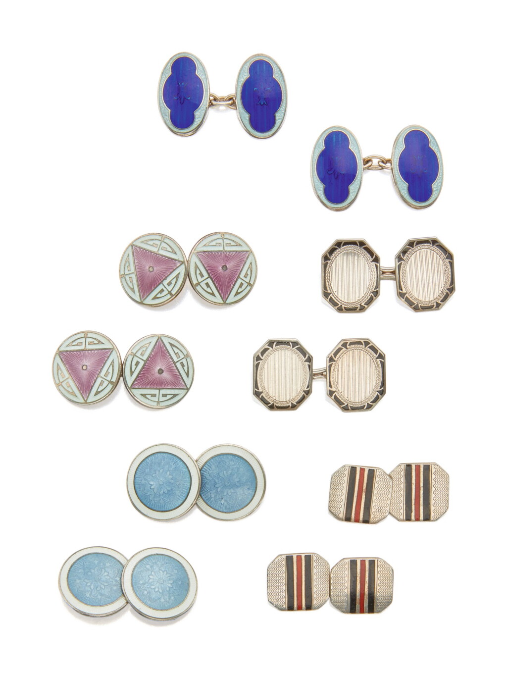 View full screen - View 1 of Lot 10. Group of Cufflinks.