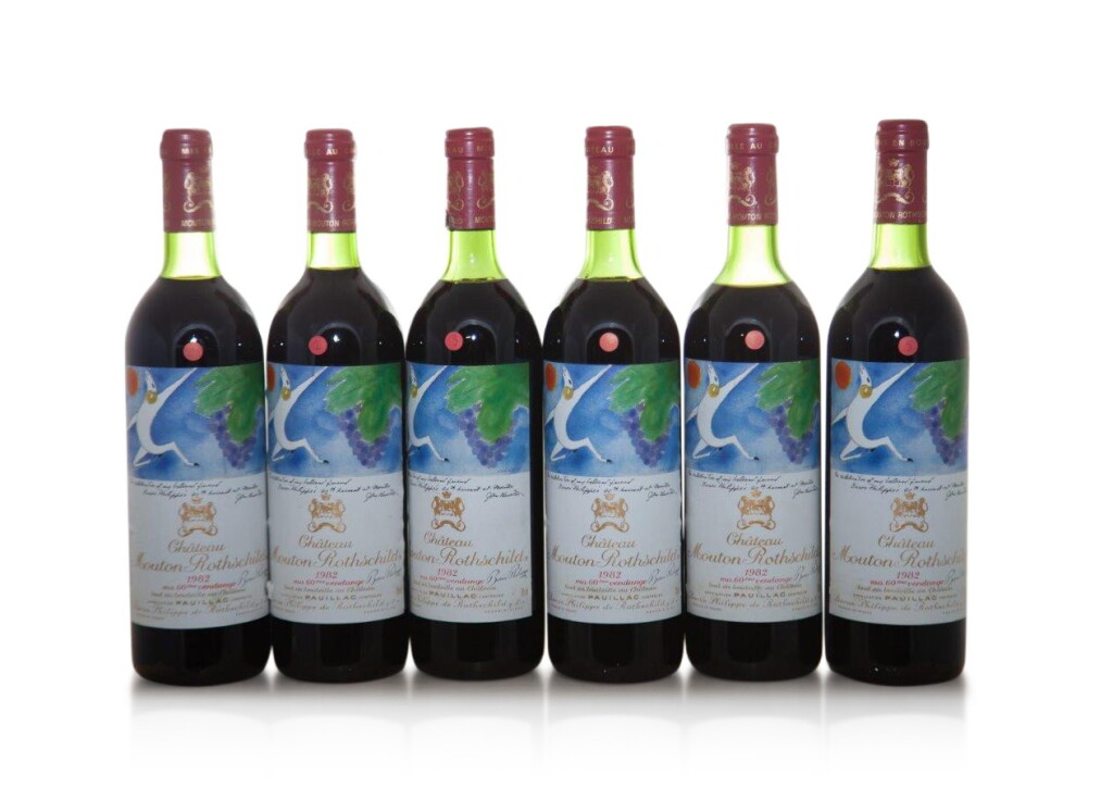 View full screen - View 1 of Lot 578. Château Mouton Rothschild 1982 (12 BT).
