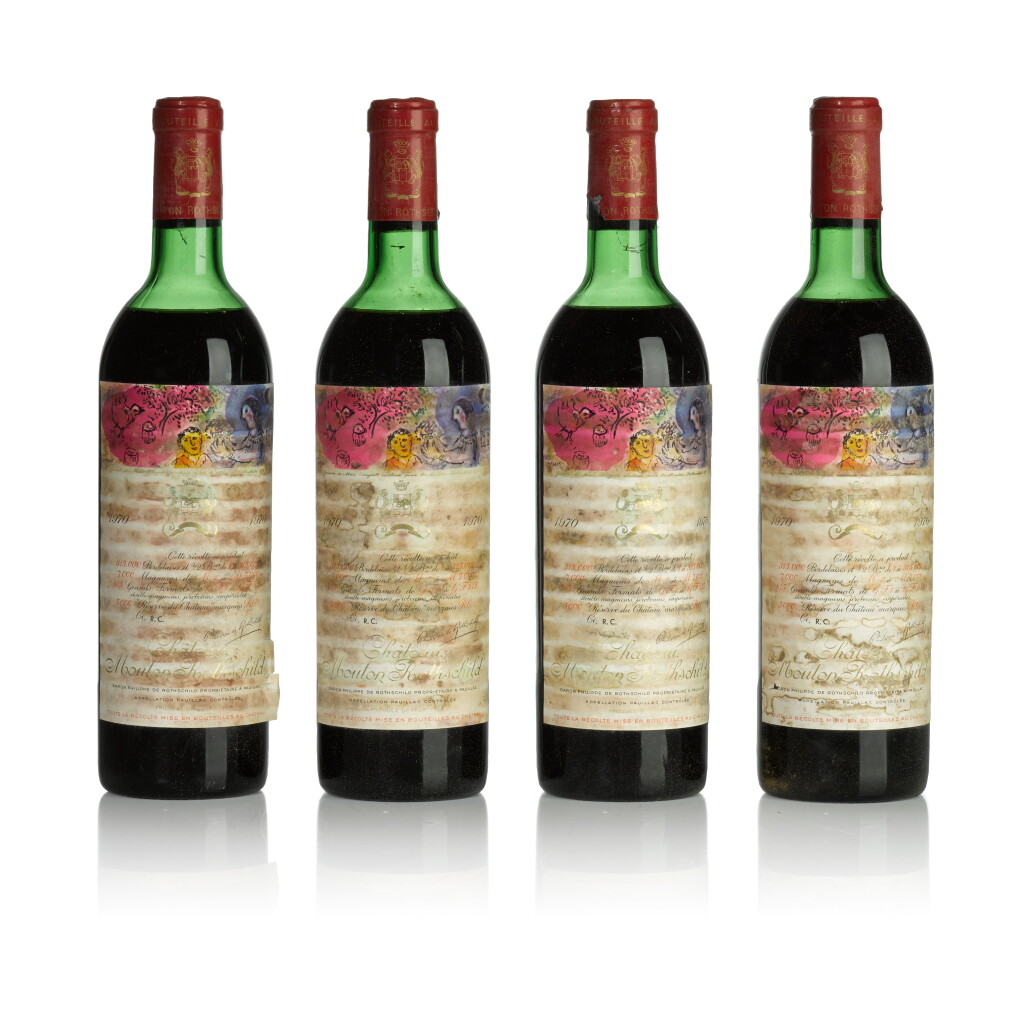View full screen - View 1 of Lot 32. Château Mouton Rothschild 1970 (12 BT).