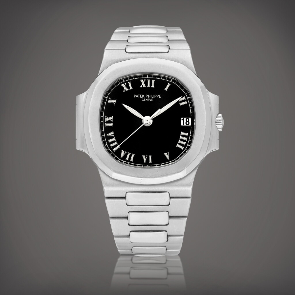 View full screen - View 1 of Lot 8705. Nautilus, Reference 3800 | A stainless steel bracelet watch with date, Circa 2000 | 百達翡麗 | Nautilus 型號3800 | 精鋼鏈帶腕錶,備日期顯示,約2000年製.