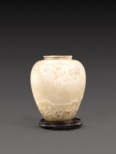 View full screen - View 1 of Lot 114. A Large Egyptian Alabaster Jar, 1st/3rd Dynasty, 2965-2640 B.C..