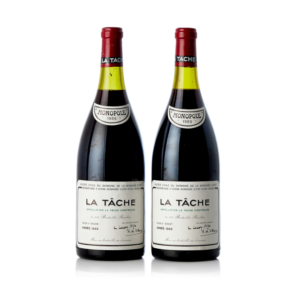 View full screen - View 1 of Lot 1397. La Tâche 1989 Domaine de la Romanée-Conti (2 MAG).