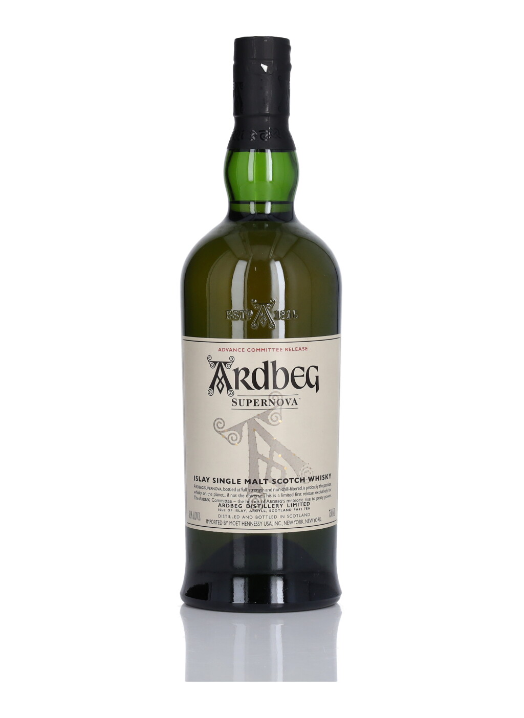 View full screen - View 1 of Lot 138. Ardbeg Supernova Advanced Committee Release 2009 58.9 abv NV (1 BT 75cl).