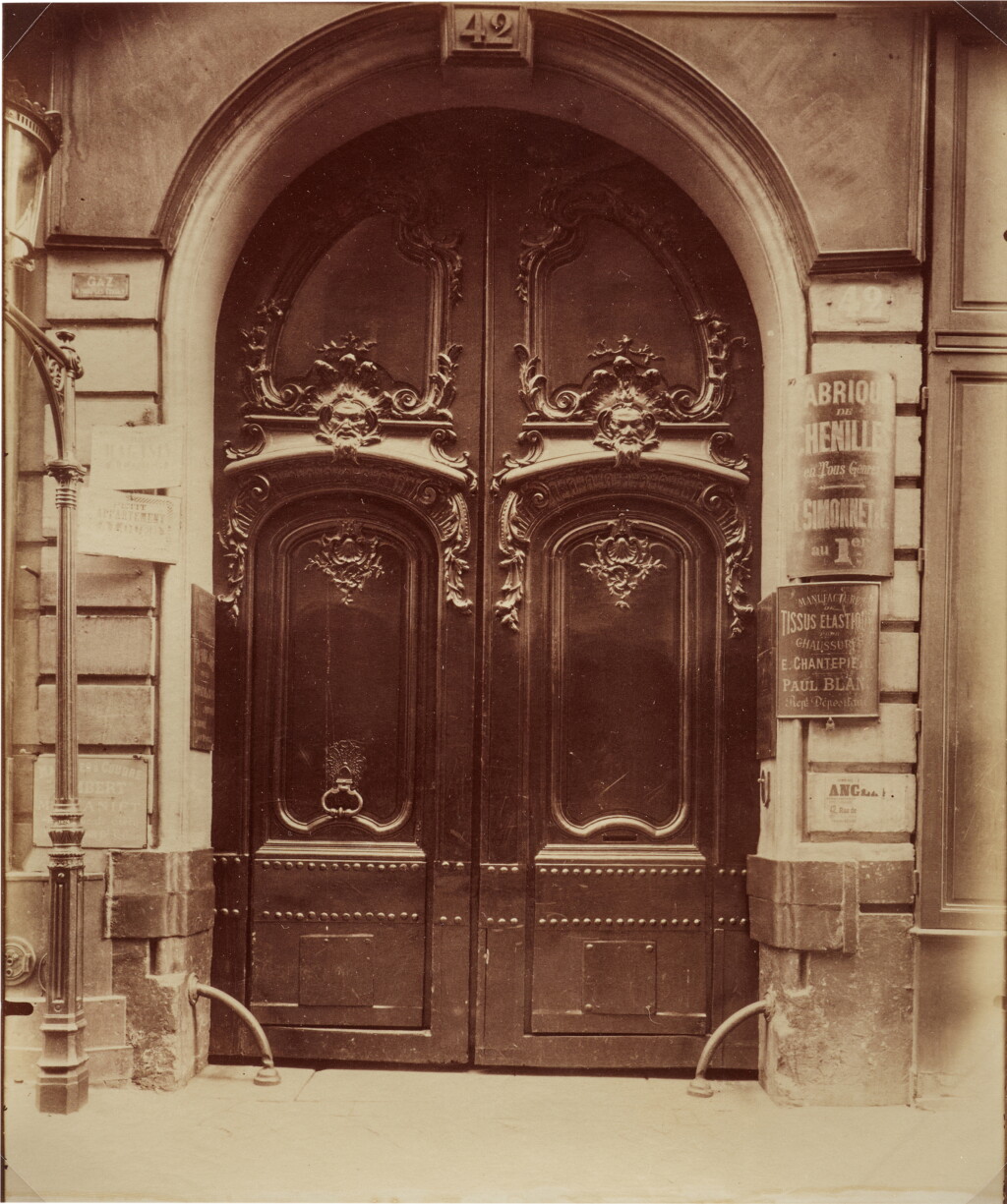 View full screen - View 1 of Lot 158. Porte, 42 rue de Cléry.