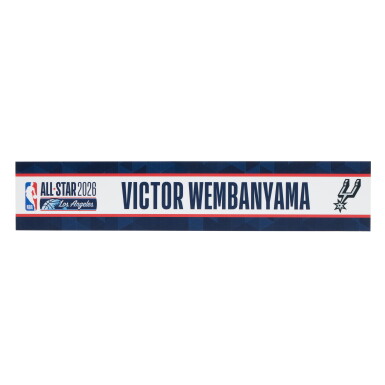 View full screen - View 1 of Lot 18. Victor Wembanyama ‘NBA All-Star Weekend’ Locker Room Nameplate | Set of 2.