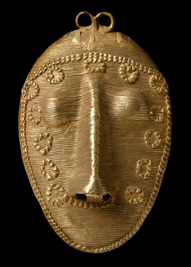 View full screen - View 1 of Lot 65. Pendentif, Baulé, Côte d'Ivoire | Baule Pendant, Côte d'Ivoire.