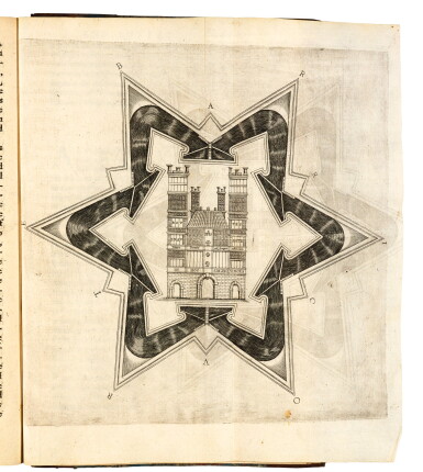 View full screen - View 1 of Lot 29. Barry, A Discourse of Military Discipline, Brussels, 1634, later half calf.