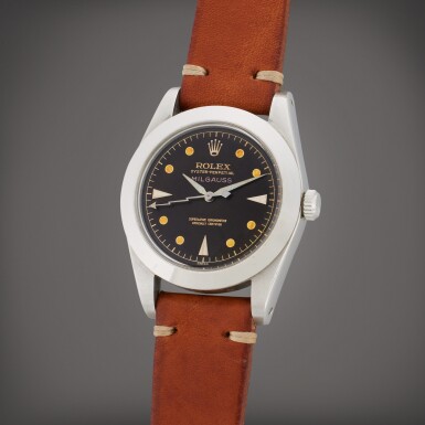 View full screen - View 1 of Lot 102. Reference 6541 Milgauss | A stainless steel anti-magnetic wristwatch with honeycomb dial, Circa 1959.