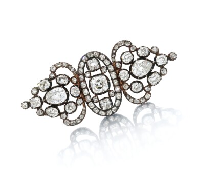 View full screen - View 1 of Lot 3. Diamond brooch (Spilla in diamanti), 1880.