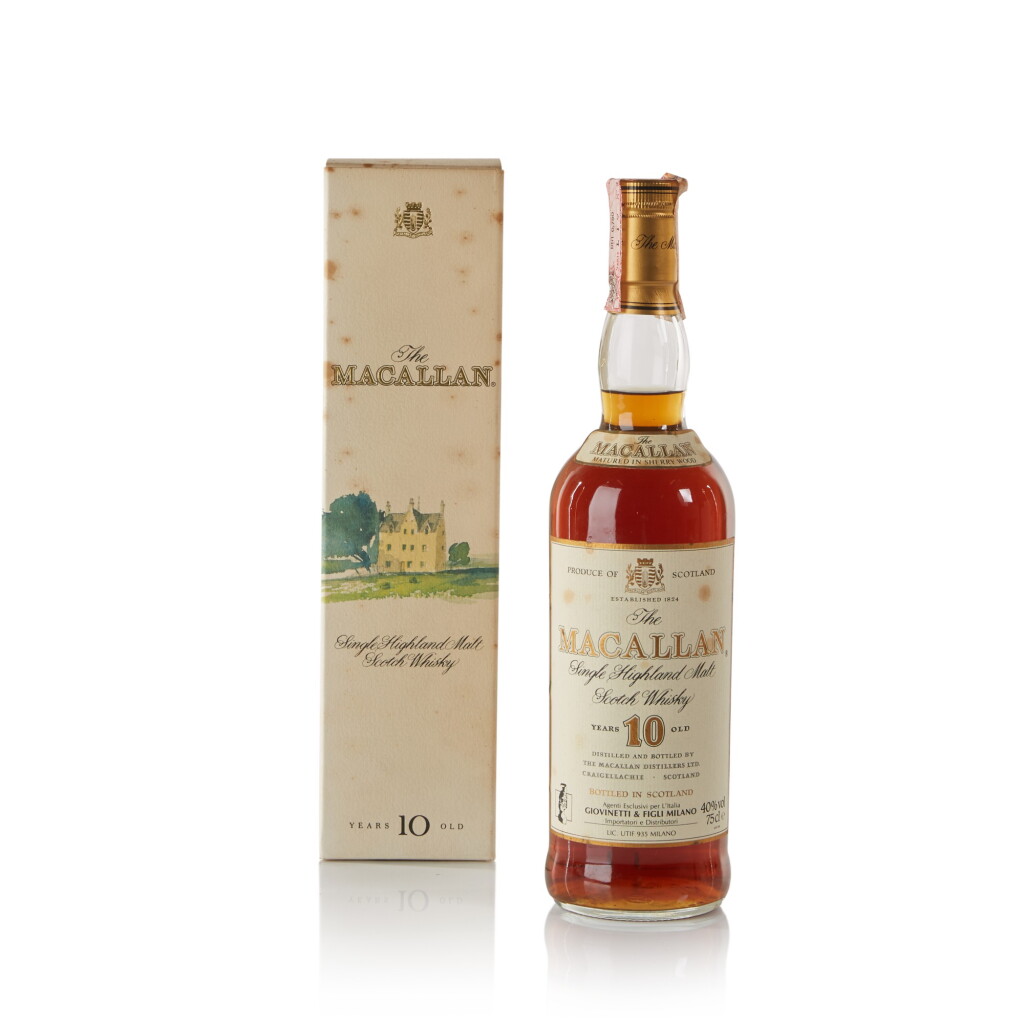 View full screen - View 1 of Lot 70. The Macallan 10 Year Old 40.0 abv NV.