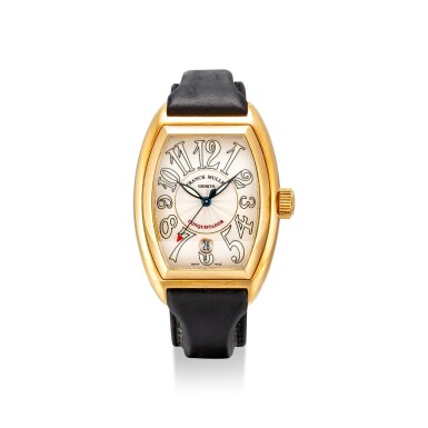 View full screen - View 1 of Lot 354. FRANCK MULLER | CONQUISTADOR, REFERENCE 8001 SC, A YELLOW GOLD WRISTWATCH WITH DATE, CIRCA 2000.