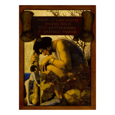 View full screen - View 1 of Lot 13. MAXFIELD PARRISH | GIANT WITH JACK AT HIS FEET (POEMS OF CHILDHOOD).